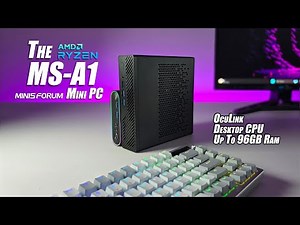 MS-A1 First Look, An All-New Ultra Fast Mini PC With GPU Support! Hands On