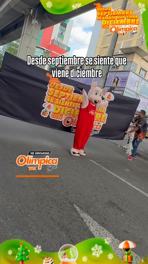 Olímpica stereo Medellín 104.9FM on Instagram: "Estamos en todos los barrios sonando retumbando #desdeseptiembresesientequevienediciembre 🫶🏻🥳🤩🥳🤩🤫🤫🤫 @ferre.florez @soychistemalo"