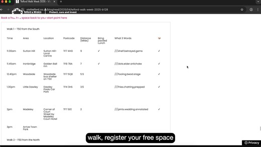 4K views · 17 reactions | Fancy joining us for Telford Big Walk on Sunday? There's even a free bus back to your starting point! Find out more from Cllr Lee Carter in this video, or sign up to his weekly e-newsletters to keep up to date with all the latest news, events and opportunities in our Borough. You can find a links to more info about Walk Week and to Cllr Carter's e-newsletter sign-up in Comments ⬇️ | Telford & Wrekin Council | Facebook