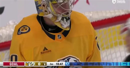 Jesper Bratt with a Goal vs. Nashville Predators