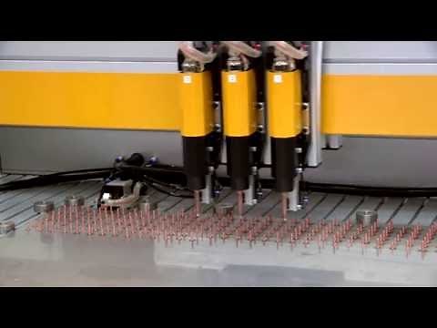 CNC Stud Welding 2 Axis 3 Weld Head Machine