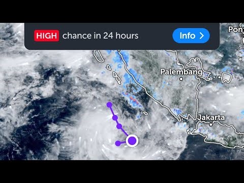 The system has a high chance of developing into a tropical cyclone in the next 24 hours