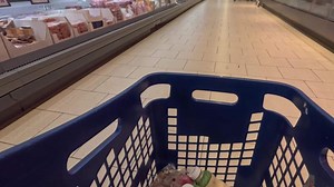 Shopping for Fresh Groceries at a Local Market During the Afternoon Hours