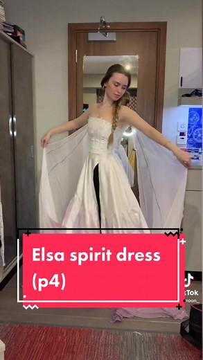 Elsa Inspired Dress Sewing Progress | Disney DIY