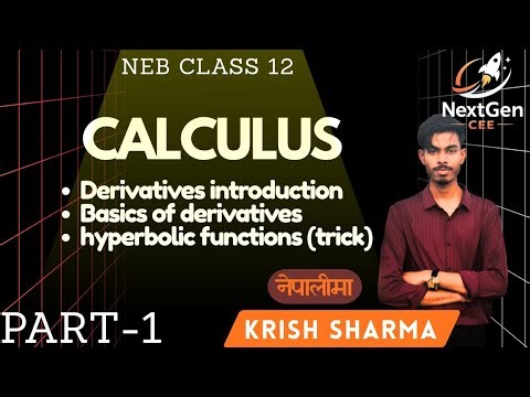 IF YOU DON'T KNOW ANYTHING ABOUT CALCULUS THEN THIS VIDEO IS FOR YOU || NEB MATH DERIVATIVES P-1