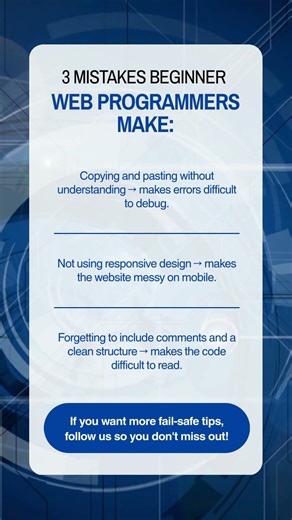 Web Programming - Simple Mistakes to Avoid Reels
