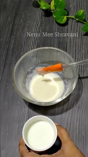 Instant whip cream from powder #shorts