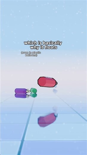 Flying with helium #blender #shorts