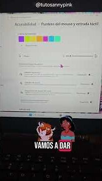 Personaliza cursor de #windows11 #tutorial
