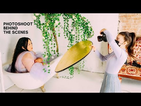 Pastel Glam Photoshoot with a Plus-Size Model ❤️ Photography Studio Behind the Scenes