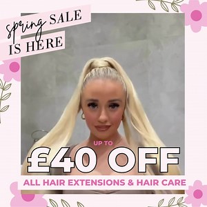 Whip your hair back into shape for spring with our Wrap Around Ponytail clip in hair extensions!✨ Easy to apply to switch up your look within minutes. | Cliphair Extensions