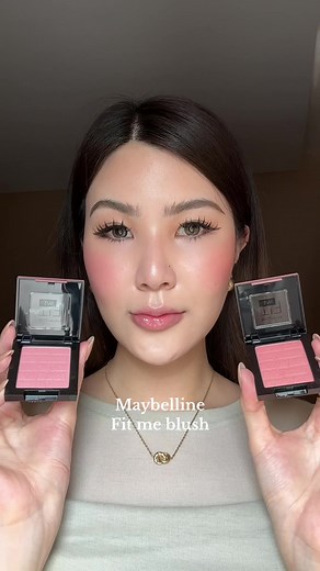 Maybelline Fit me Blush - Review and Makeup Tutorial