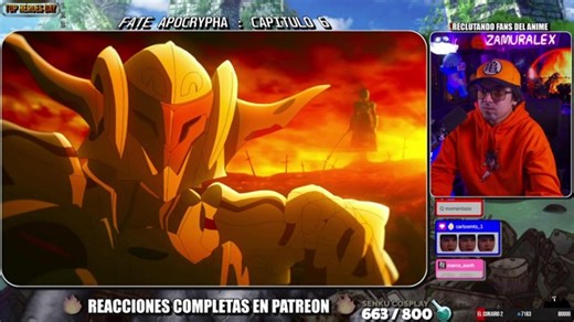 ZAMURALEX REACCIONA A🍿🎬FATE APOCRYPHA CAP 1 ✨POR PRIMERA VEZ👀 !CAP !PATREON 🎬