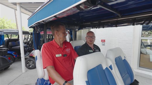 5K views · 55 reactions | Golf Car Comfort Comparison We’re testing comfort from 6'10" to 5'4" to see how different heights fit in each model. While everyone’s leg and torso proportions vary, you’ll get an idea of which models might suit you best. Stop by and try them yourself — especially with upgraded seat options that can make a big difference in comfort.  Shop our customized inventory here: https://www.thevillagesgolfcars.com/shop/ | The Villages Golf Cars | Facebook