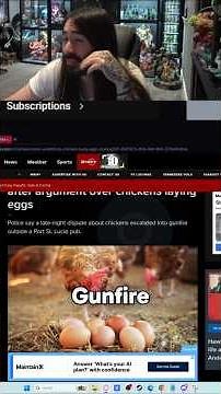 Florida Man Starts Gunfight Over Chicken Eggs #MoistCritikal #Penguinz0 #Shorts #MoistCr1tikal