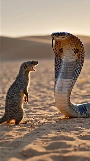 Mongoose vs King Cobra Showdown in the Desert | Epic Wildlife Encounter!