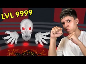 LUTEI COM O MEGA NOOB ESQUELETO!! ÚLTIMO MONSTRO DO ROBLOX!! (Mega Noob Simulator)