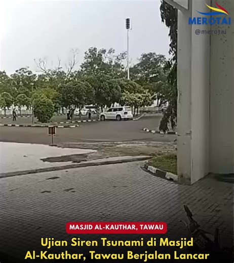 Ujian Siren Tsunami SAATNM di Masjid Al-Kauthar