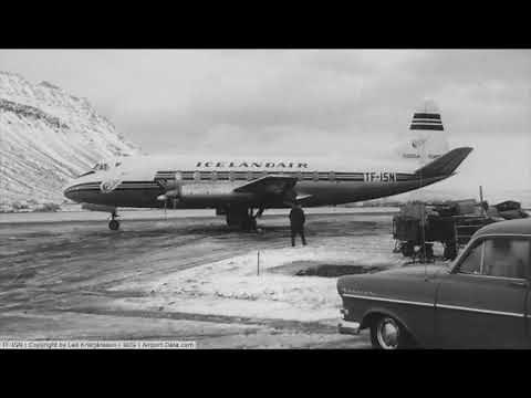 Vickers Viscount Takeoff from Ísafjörður 1967