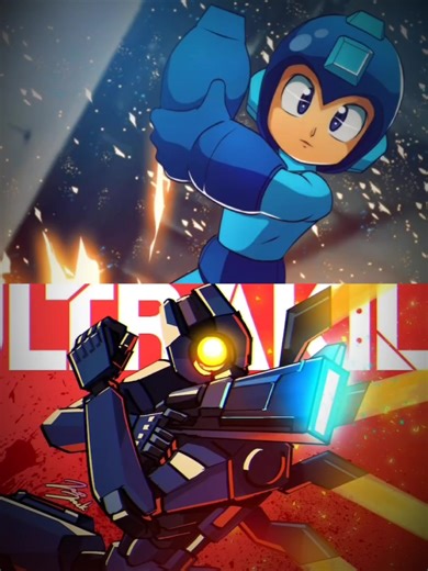v1 y v2 vs Mega Man y Proto Man #v1ultrakill #v2ultrakill #megaman #protoman #versus