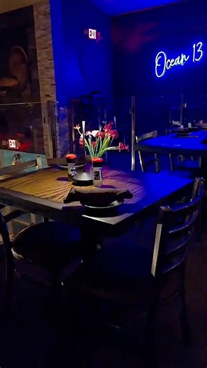 Ocean 13 Seafood and Steakhouse re-opened this afternoon! Our favorite restaurant underwent a stunning renovation 🐙 Side Project - Ocean City with Gavin Hades starts at 7pm. ♥️ Menu in comments! 🦀 🥩 🍹 | OC Shore Magazine