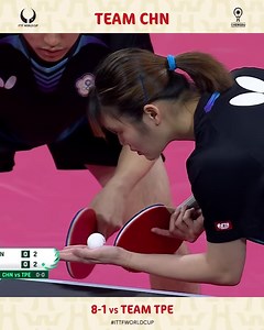124K views · 3.7K reactions | China reigns supreme with an 8-1 victory over Chinese Taipei!  A smashing performance from Team China as they continue to showcase their dominance! ✨ # #ITTFWorldCup We're 1 hour away from more action. Tune in to YouTube.com/ITTFWorld for more #TableTennis madness! | International Table Tennis Federation | Facebook