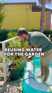 2K views · 480 reactions | Reusing Water for your Garden  Use a...
