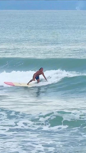 Oct 16 Surf Sesh — Before Typhoon Ramil 🌬️ Rider Mario styling it out on the longboard — smooth cross-steps, classic flow, and perfect waves for some dancing before the storm 🏄‍♂️✨ #SurfSession #BeforeTheTyphoon #Ramil #LongboardStyle #ClassicSurf #SurfCommunity #SurfTribe #SurfVibes #SurfersOfInstagram #SurfFamily #WaveHunters #OceanAddicts #PhilippinesSurf #SurfStoke #SurfCulture 🌊🏄‍♂️ | Saltwater Beachfront Lodge Baler Aurora