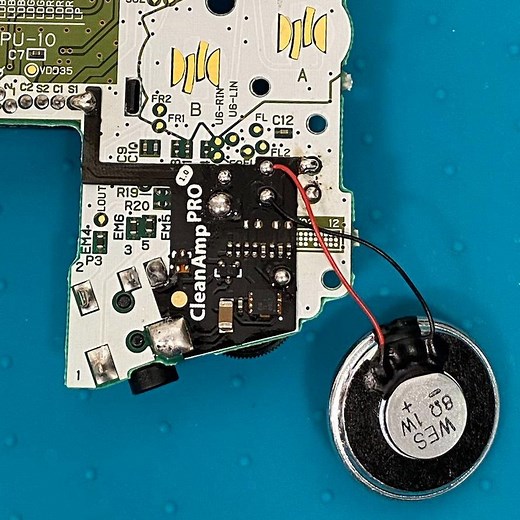 Game Boy Advance CleanAmp Pro v1.0 Audio Amplifier - RetroSix