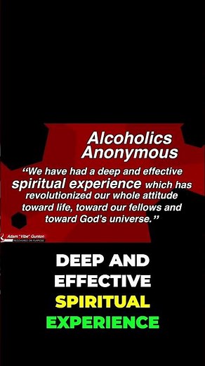 12 Steps: A Profound Spiritual Experience & Freedom #shorts