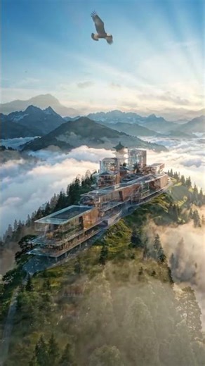 Floating City in Clouds | Deep Peace Meditation | Calm Mind Relaxation