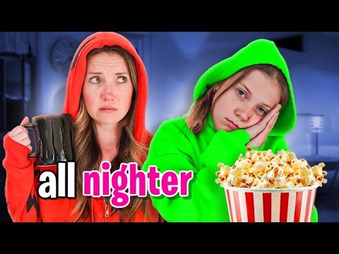 i pulled an all-nighter...