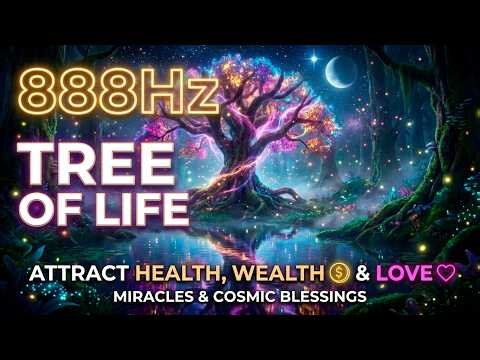 888Hz | TREE OF LIFE | 8 HOURS | ATTRACT HEALTH, WEALTH & LOVE | MIRACLES & COSMIC BLESSINGS