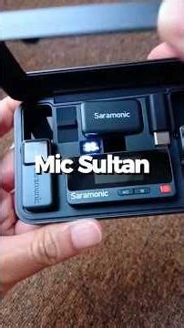 Mic Sultan! Saramonic Ai wireless magnetic mini, suara level studio!
