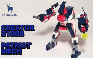 乐高MOC教程 31088套内 深海机甲 拼搭指南