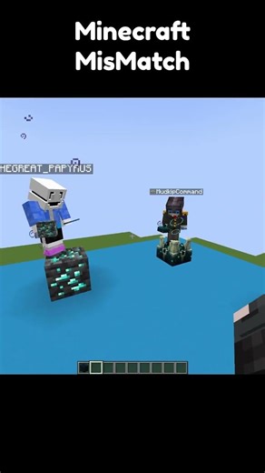 Minecraft Mismatch with friends #minecraft