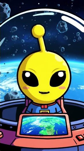 Alien Zooms into New York Streets & Discovers Human