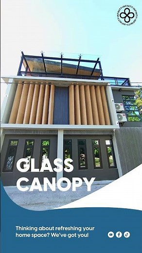 Elegant Shade: Modern Glass Canopies #glass #canopies #interiordesign