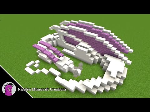 How to build a baby Dragon [Go to new tutorial] Minecraft