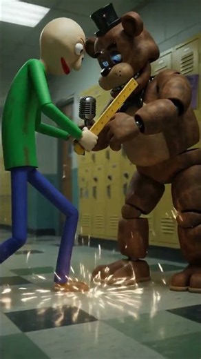 baldi fighting freddy