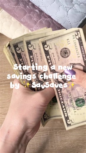 Starting a new @Sav Saves challenge!! Make sure yall check out her Etsy shop for the cutest cash budgeting tools