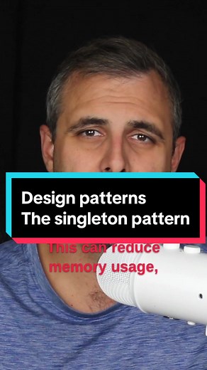 Design patterns - The singleton pattern. ( YT for full video ) #softwareengineering #softwarearchitecture #designpatterns #programming