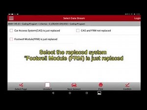 X 431PROPRO3E series FRM Footwell Module Coding Instructions, BMW 2010
