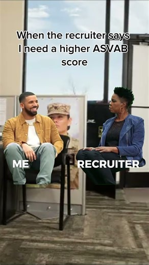 When the recruiter says you need a higher score... Time to call ASVAB Success! 💪