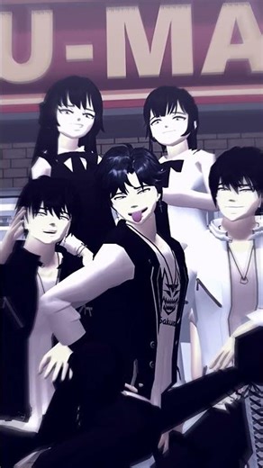 5 MC 4 SEMON 1 HUMAN 🔥 #sakuraschoolsimulator #alightmotion371 #rameindong