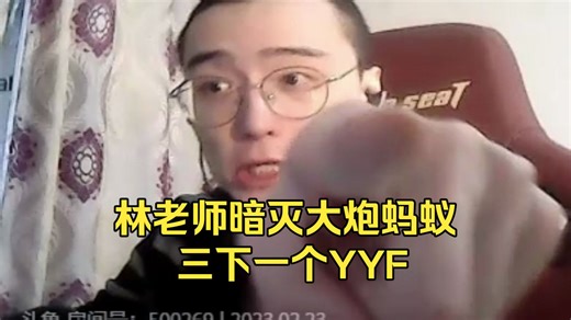 林老师暗灭大炮蚂蚁，三下一个YYF，嘎嘎暴力