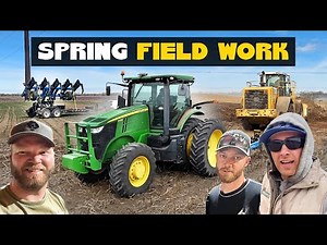 Spring Field Work BEGINS! | John Deere 7215R and Landoll Ripper