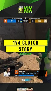 CRAZY 1v4 from story #cs2 | Counter-Strike 2