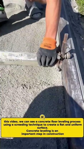 Concrete Floor Leveling Technique | Professional Screeding and Surface Preparation