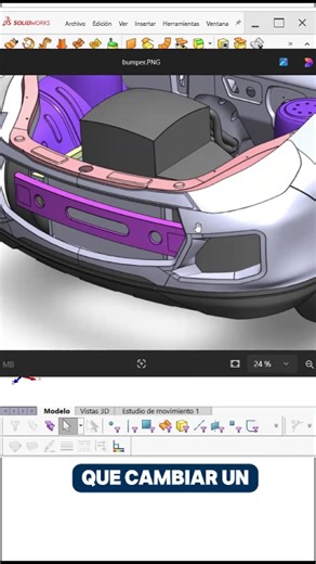 bumper tutorial#solidworks #inventor #ingenieriaautomotriz #ingenieria #ingenieriamecatronica #solidworkstutorial #solidworksdesign #solidworks_design #CAD